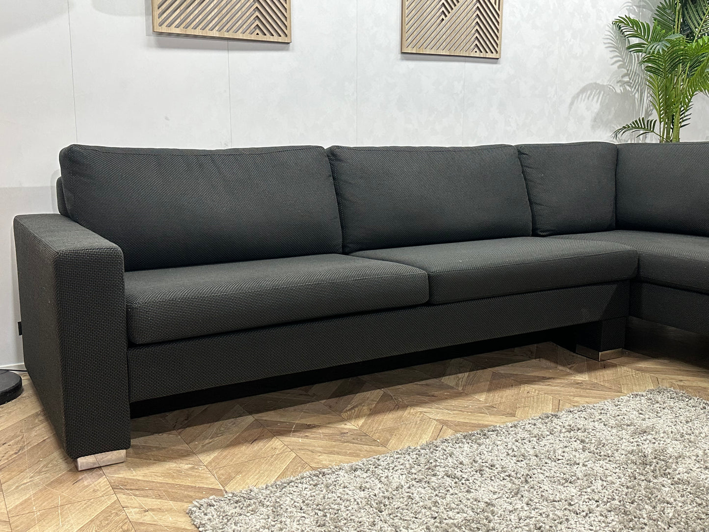 Hofstede Raanhuis Antraciet Hoekbank ~ Losse Kussens Met Afneembare Hoezen