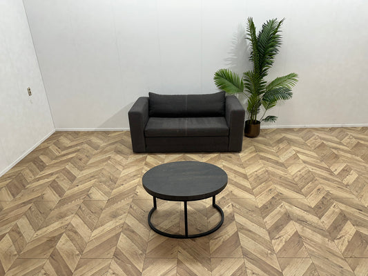 Antraciet 2-Zits Bank ~ Losse Kussens Met Afneembare Hoezen