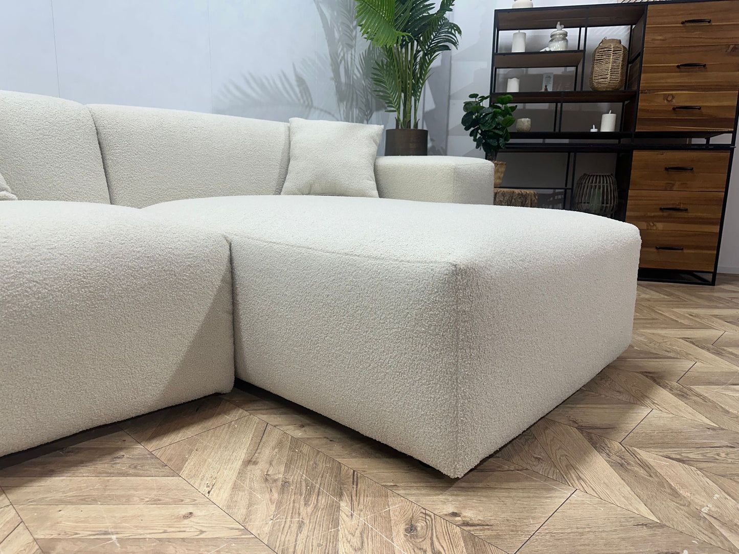 Hoekbank Den Haag Bouclé