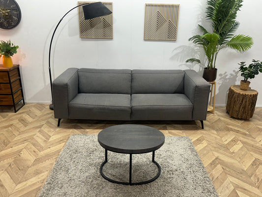 Grijze 2.5-Zits Bank ~ Vaste Kussens