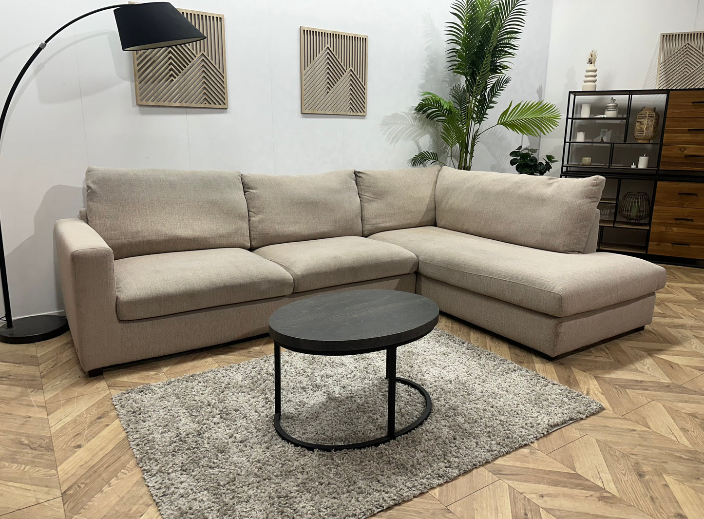 Beige Hoekbank ~ Inruilvoordeel