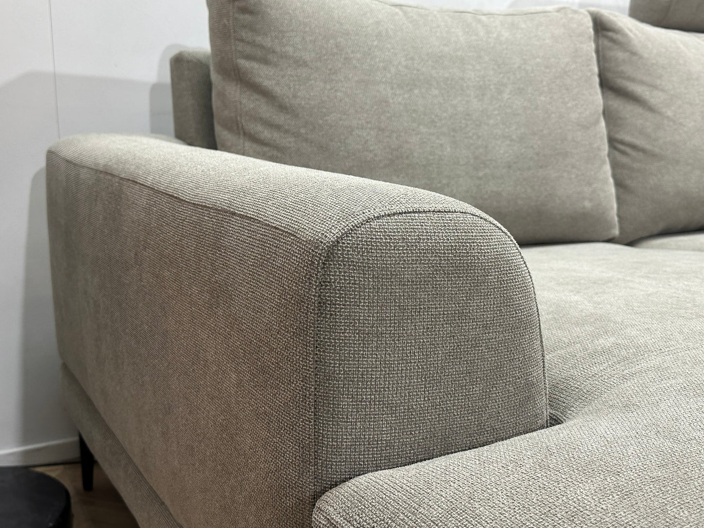 Grijze Design Hoekbank ~ Losse Kussens Met Afneembare Hoezen