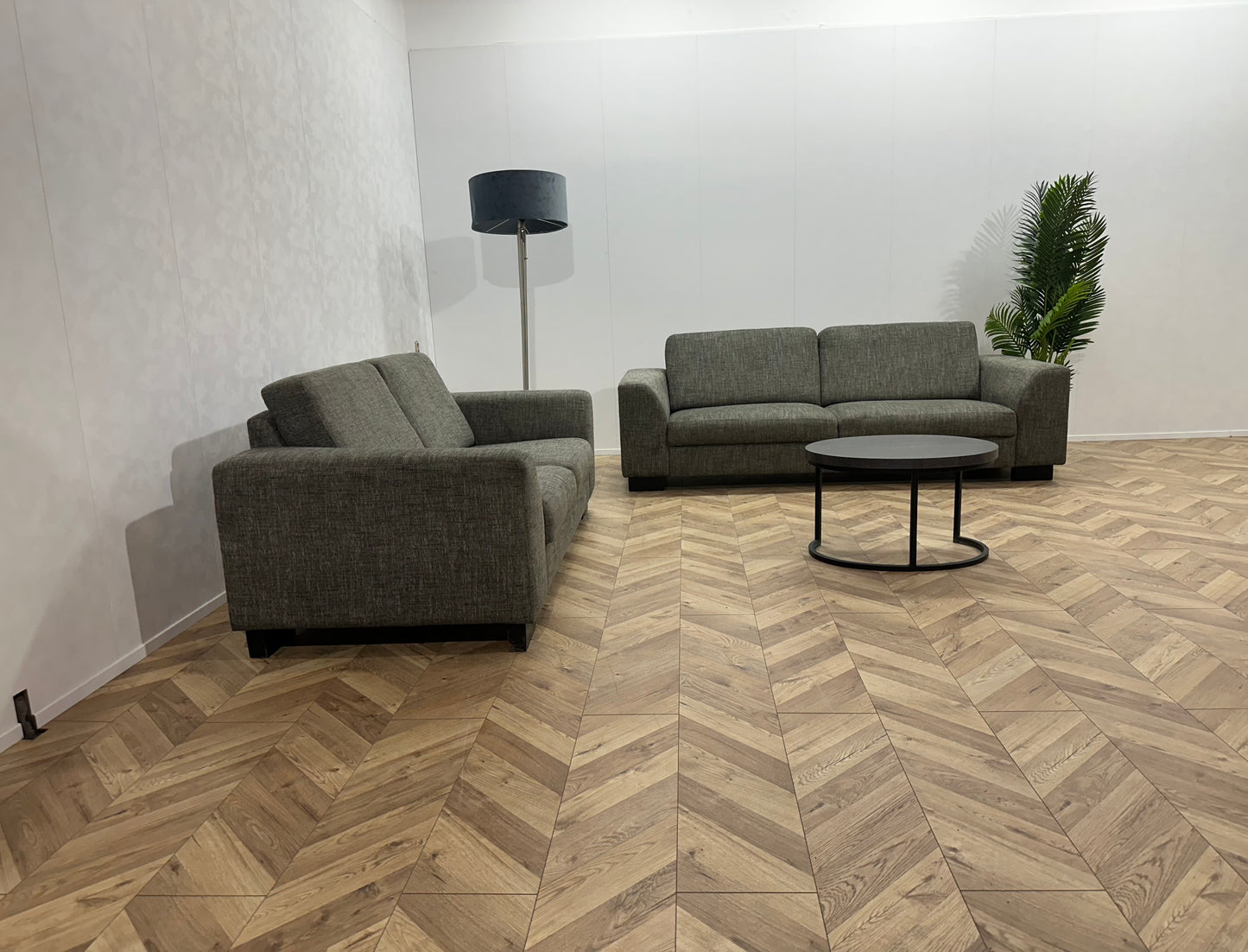 Easy Sofa Antraciet Banken Set ~ Vaste Kussens
