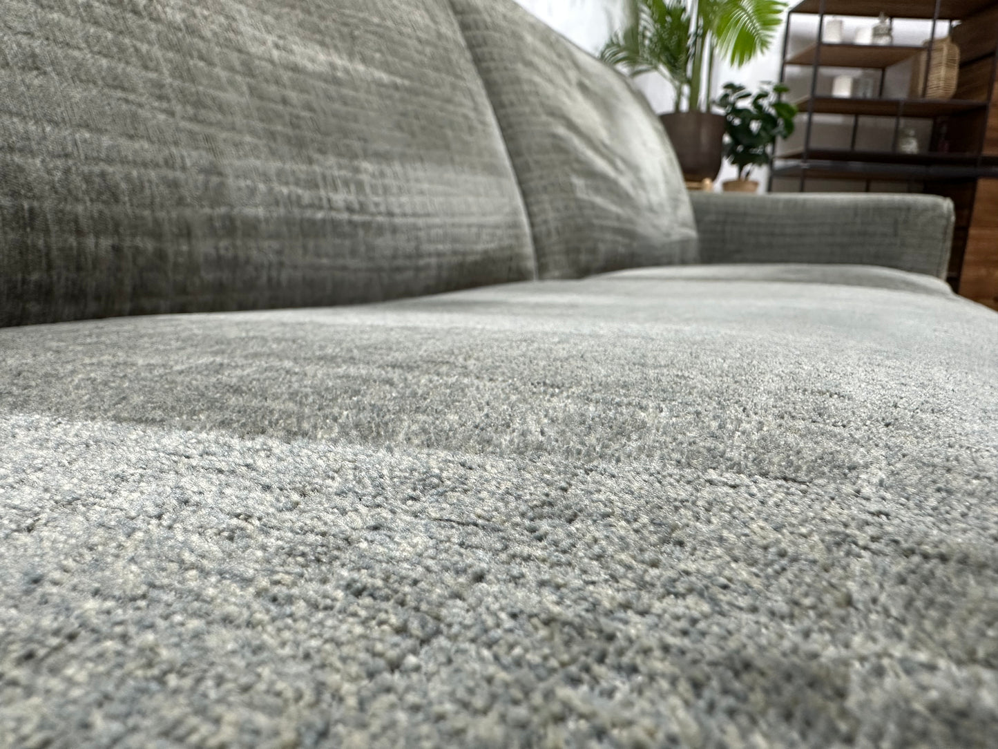 !Nieuwstaat! Xooon Groene 2.5-Zits Bank ~ Vaste Kussens