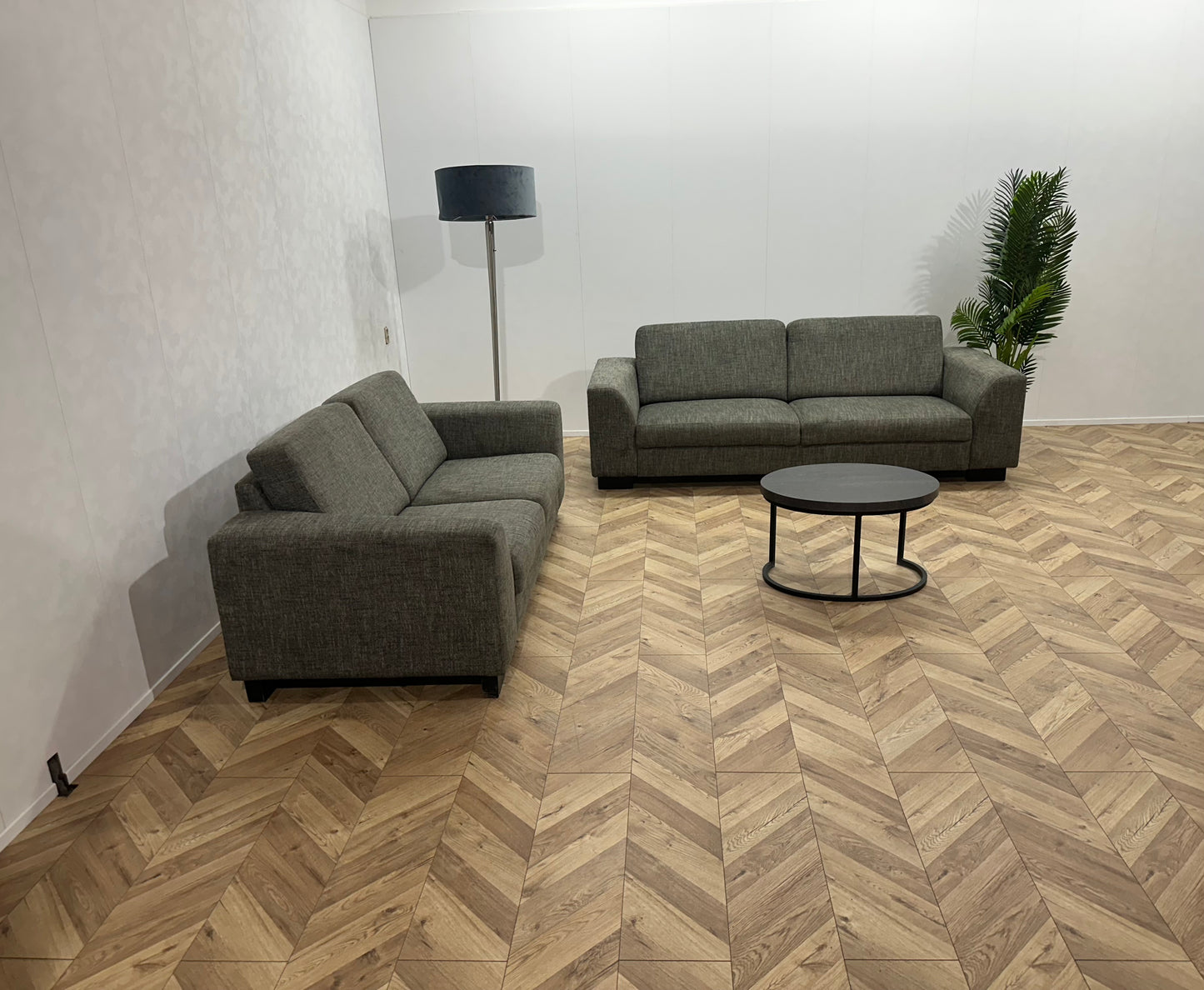 Easy Sofa Antraciet Banken Set ~ Vaste Kussens