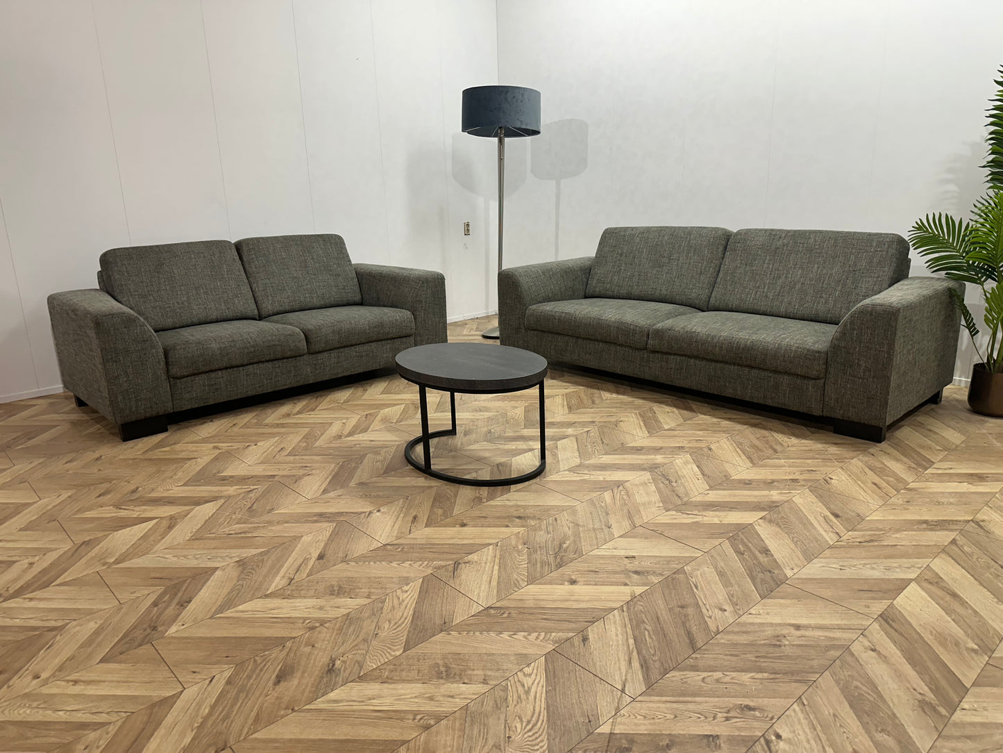 Easy Sofa Antraciet Banken Set ~ Vaste Kussens