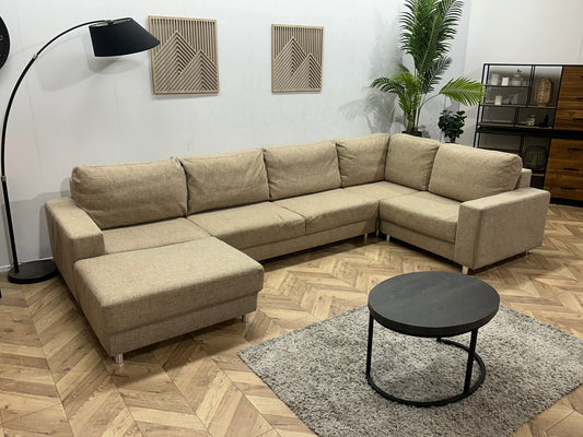 Beige U Bank ~ Losse Kussens Met Afneembare Hoezen