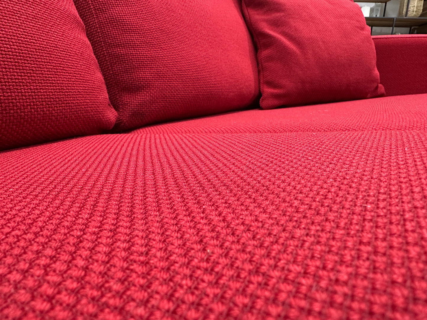 Nieuwstaat Topform Rode 2.5-Zits Bank