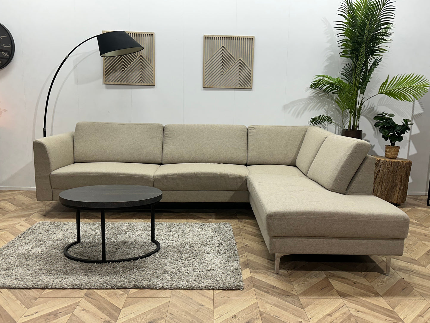 Beige Hoekbank ~ Inruivoordeel