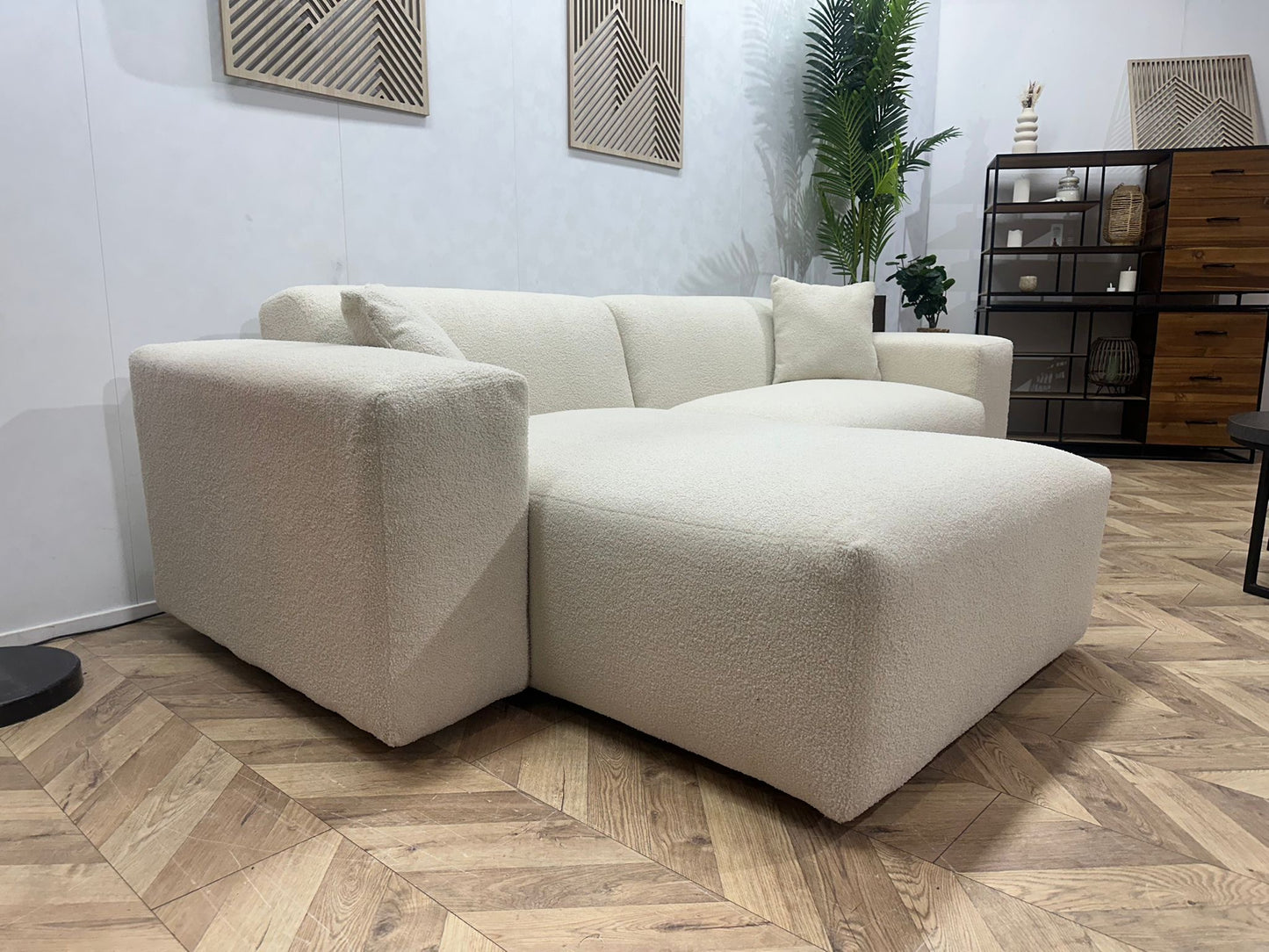 Hoekbank Den Haag Bouclé