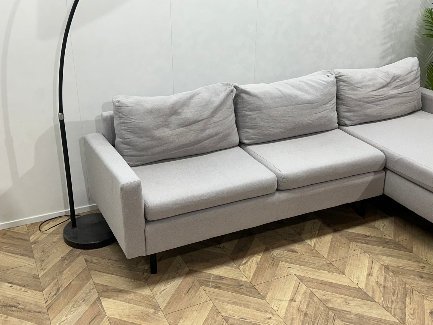 Licht Grijze Hoekbank ~ Inruilvoordeel
