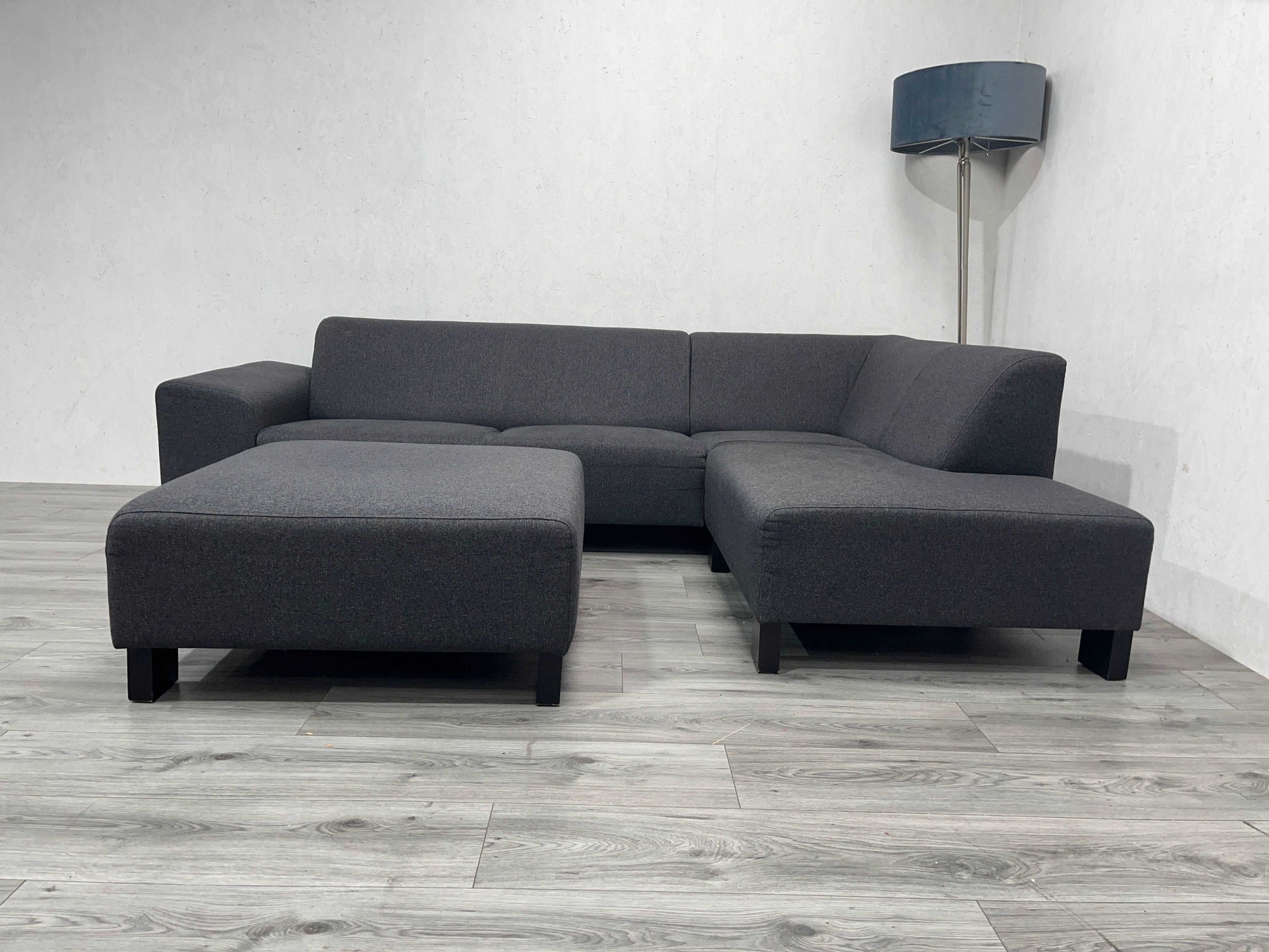 Antraciet HoekBank Inc. hocker