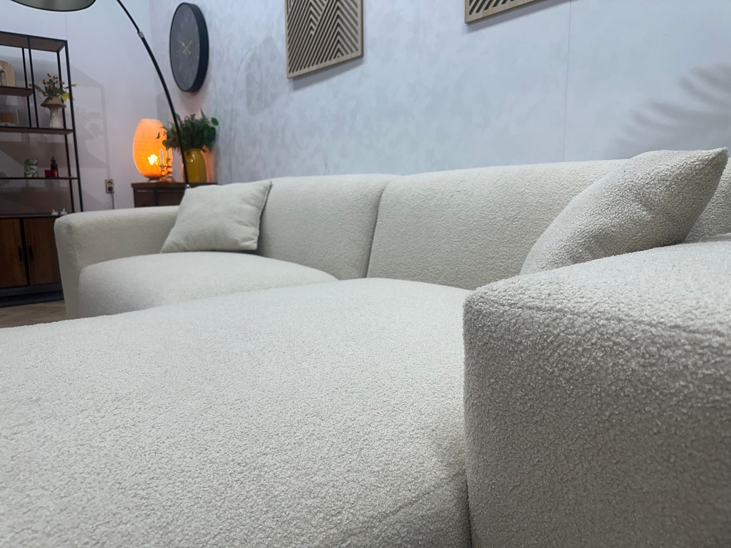 Hoekbank Den Haag Bouclé