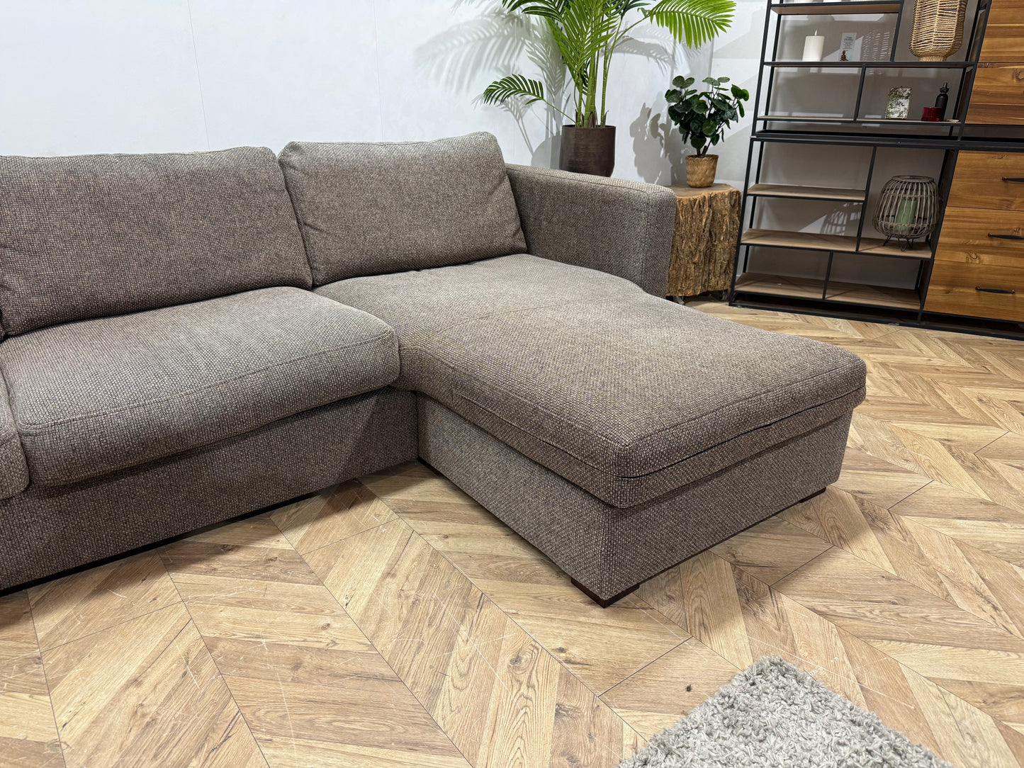 Bruine Stoffen U Bank ~ Losse Rugkussens