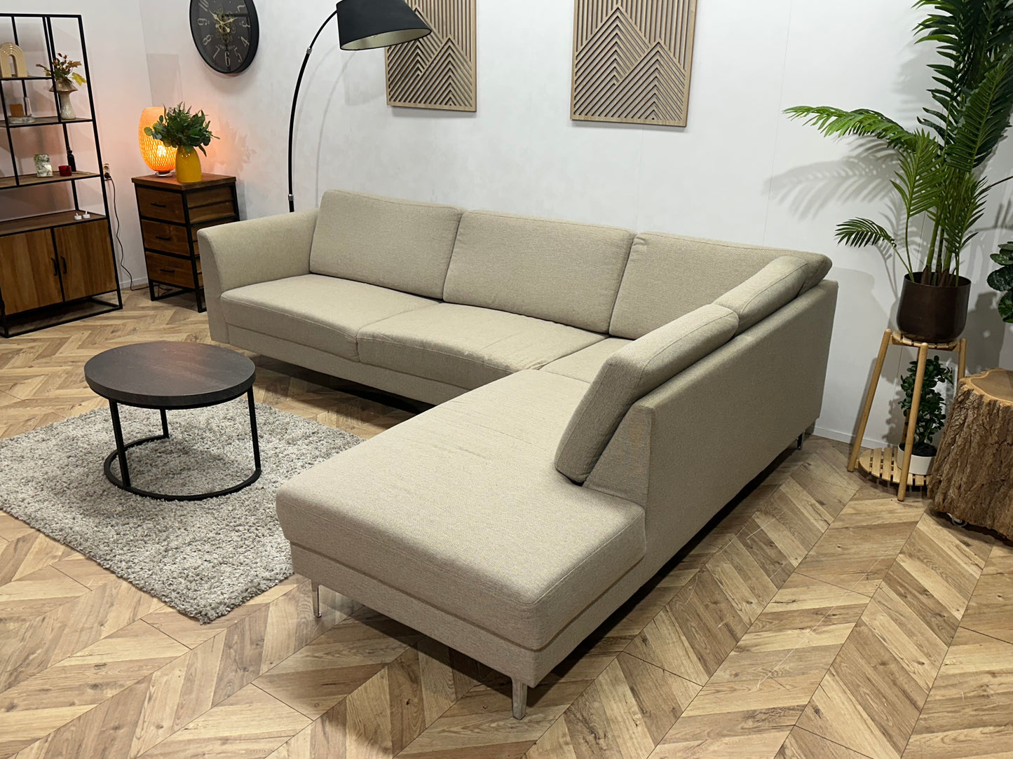Beige Hoekbank ~ Inruivoordeel