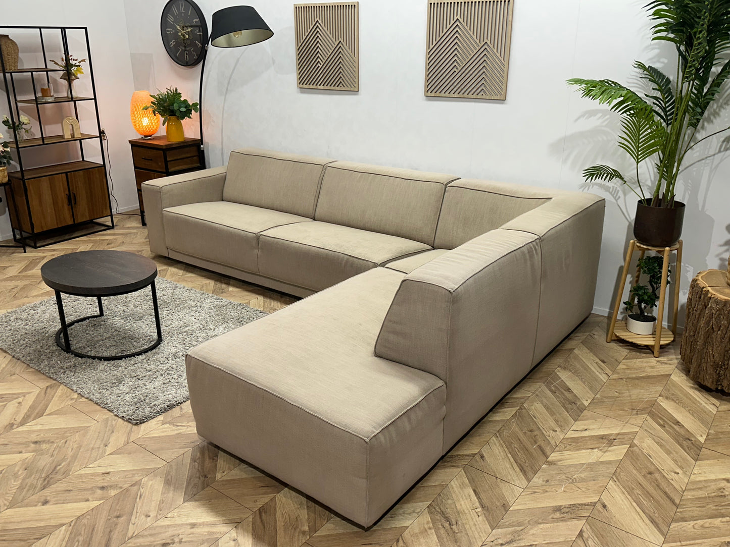 Beige Hoekbank ~ Inruilvoordeel