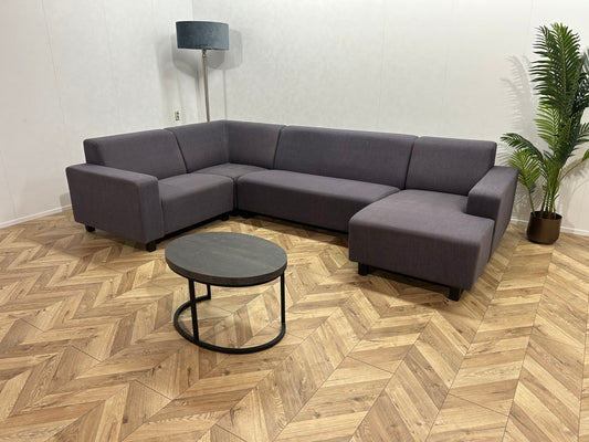 Antraciet U-Bank ~ Vaste Kussens