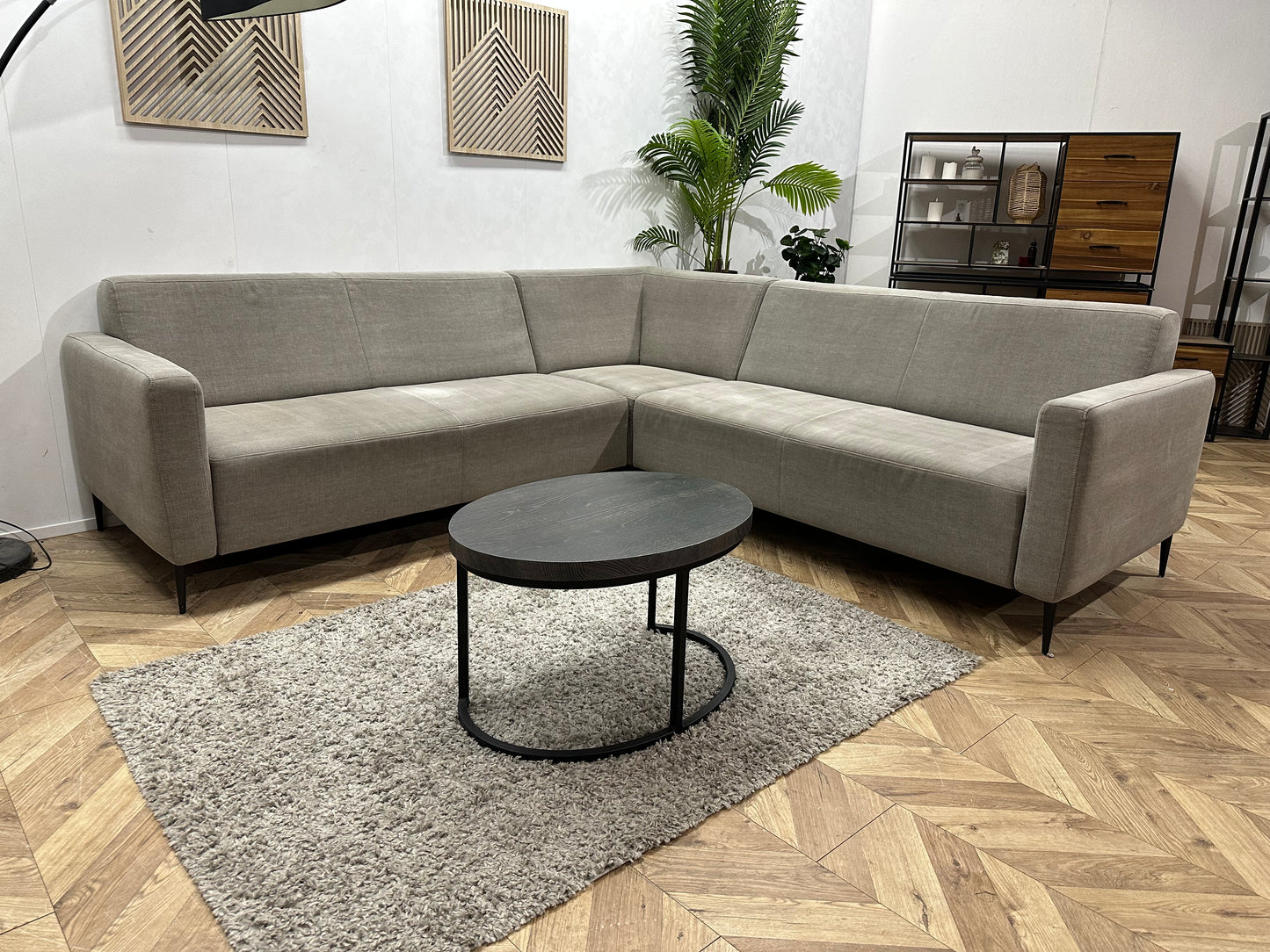 !Inruilvoordeel! Goossens Grijze Hoekbank ~ Beide Hoekopstellingen Mogelijk
