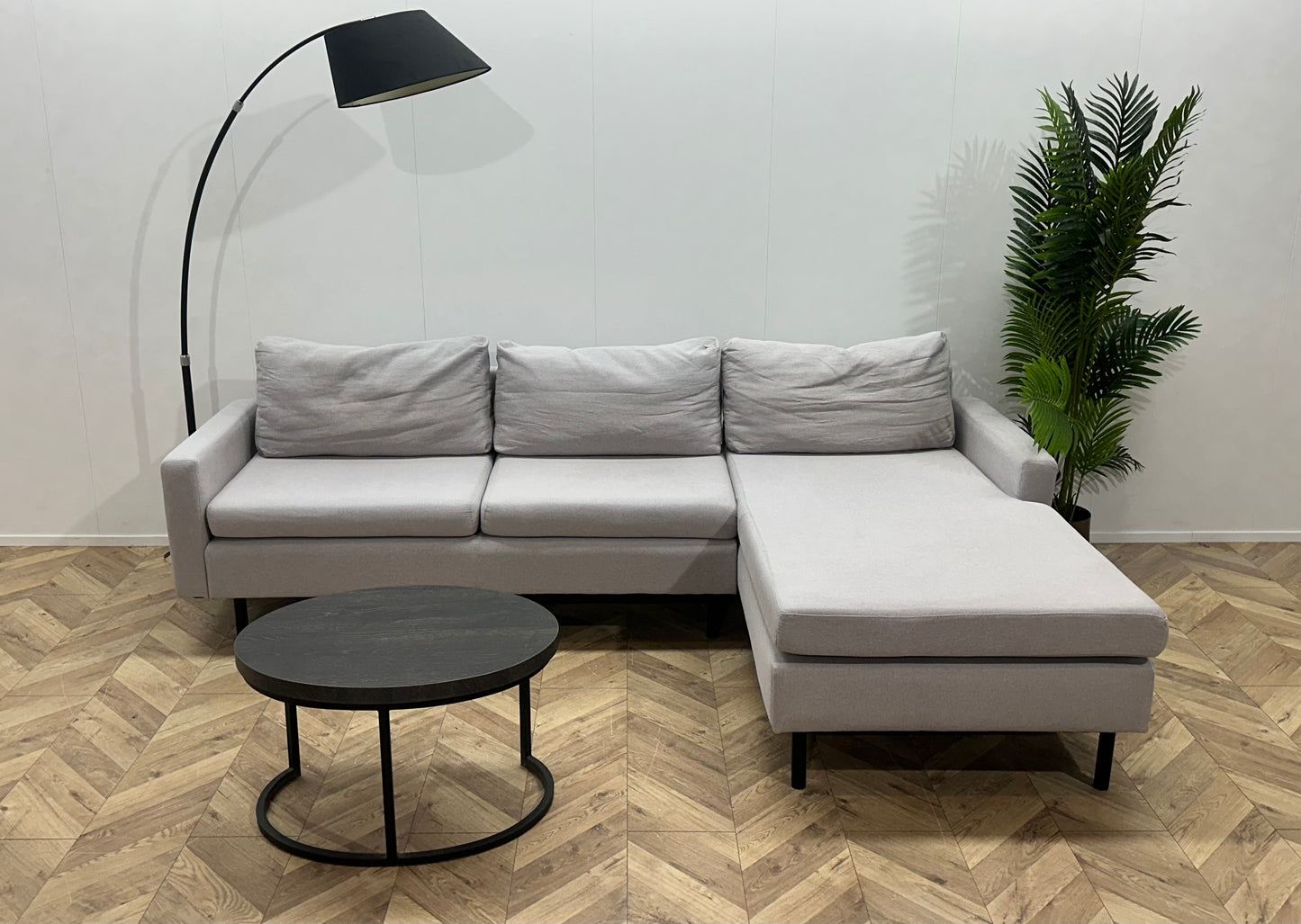 Licht Grijze Hoekbank ~ Inruilvoordeel