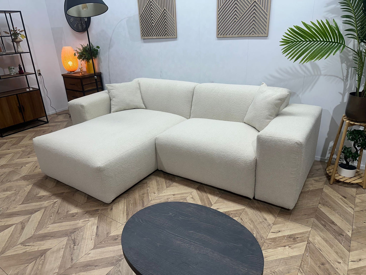 Hoekbank Den Haag Bouclé