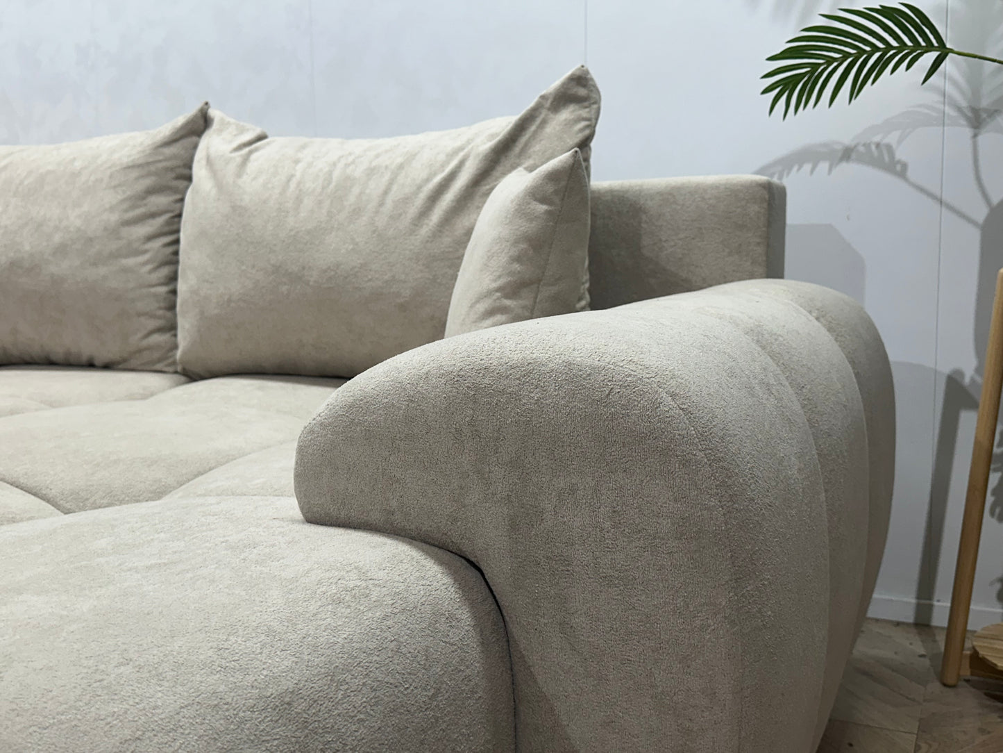 !Showroommodel! Crème Velvet U Bank