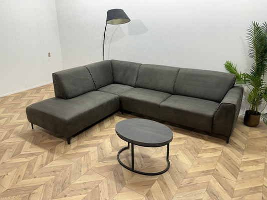 Antraciet Suède Stoffen Hoekbank