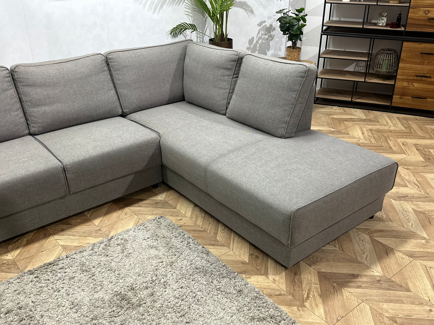 Woood Grijze Hoekbank ~ Inruilvoordeel
