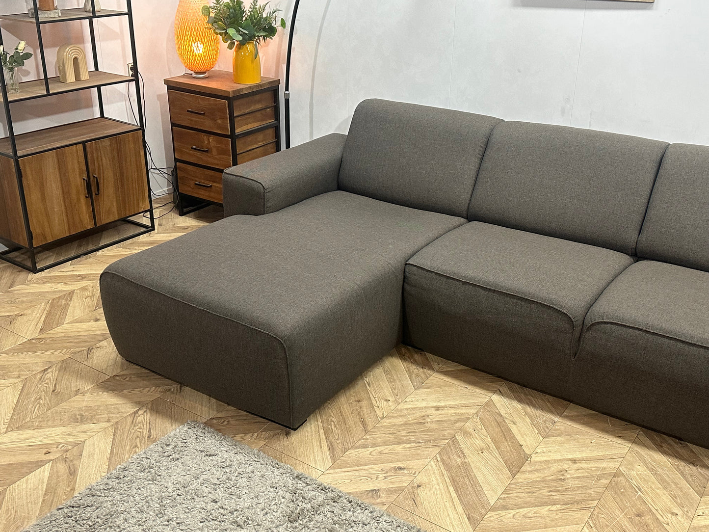 Taupe U Bank ~ Vaste Kussens