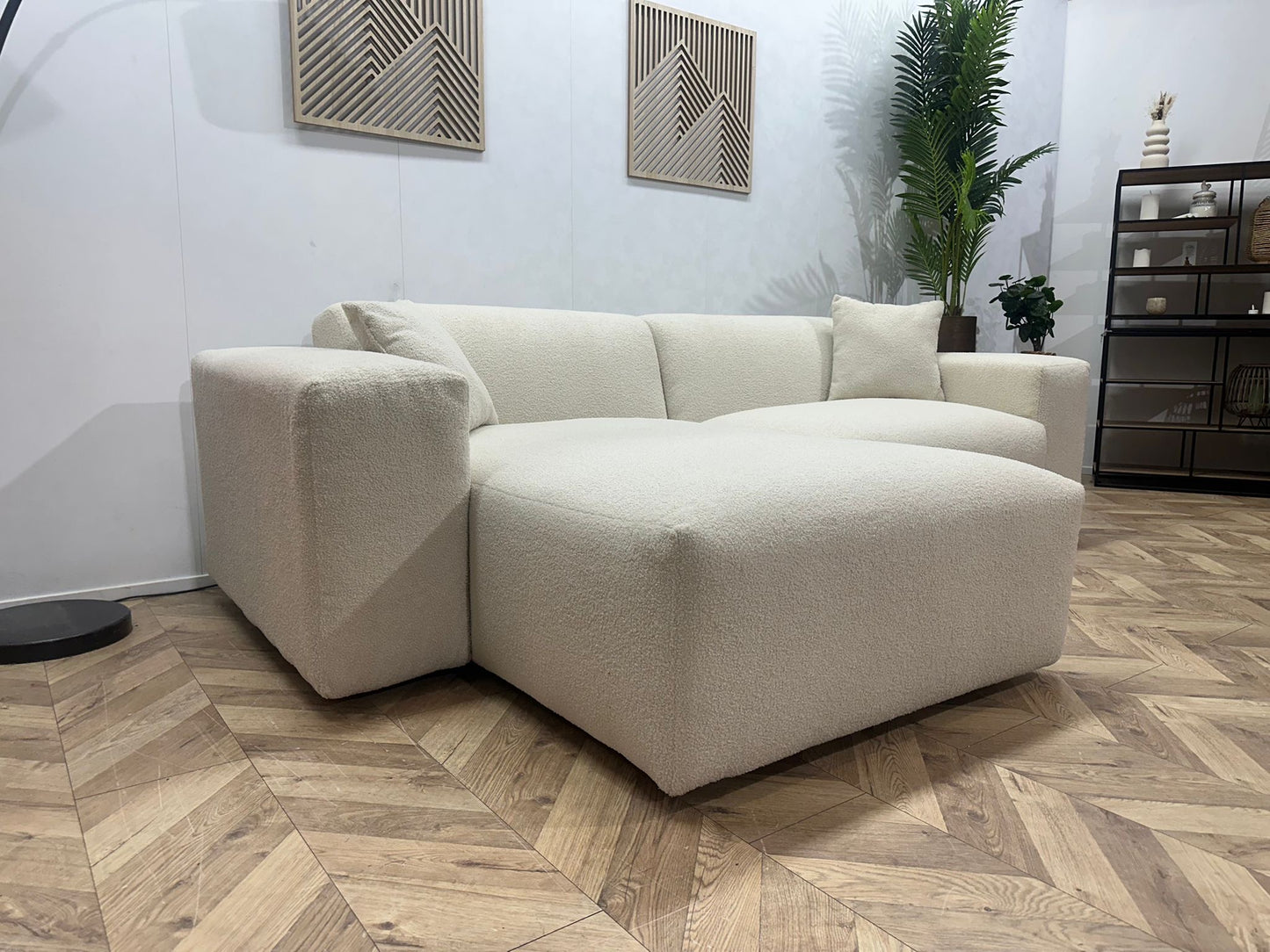 Hoekbank Den Haag Bouclé