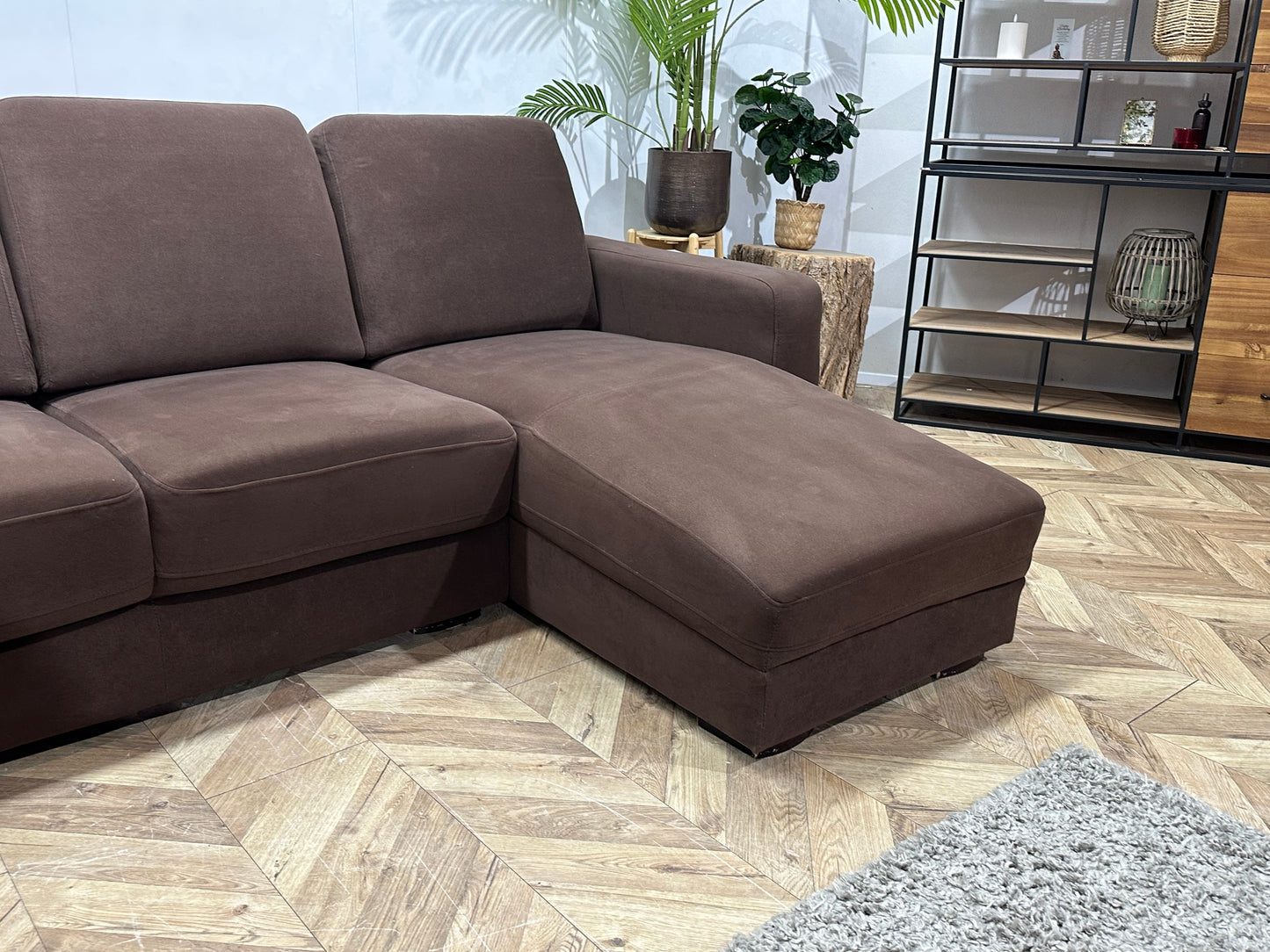 Bruine Stoffen U Bank ~ Vaste Kussens