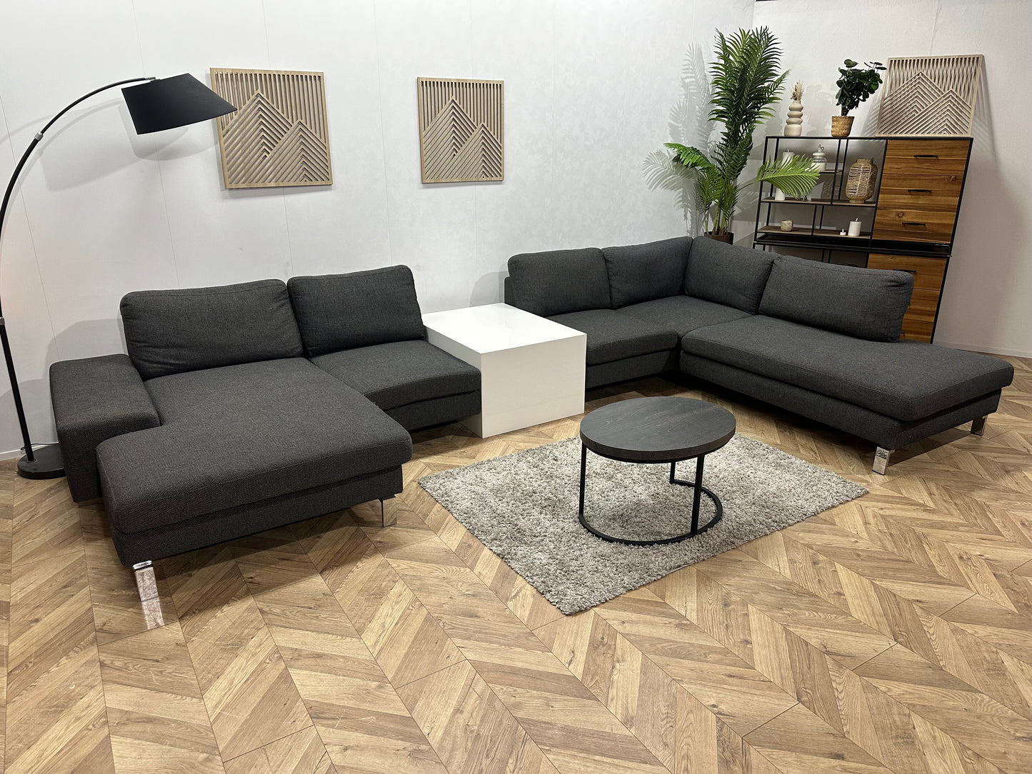 Musterring Antraciet U Bank ~ Losse Kussens Met Afneembare Hoezen