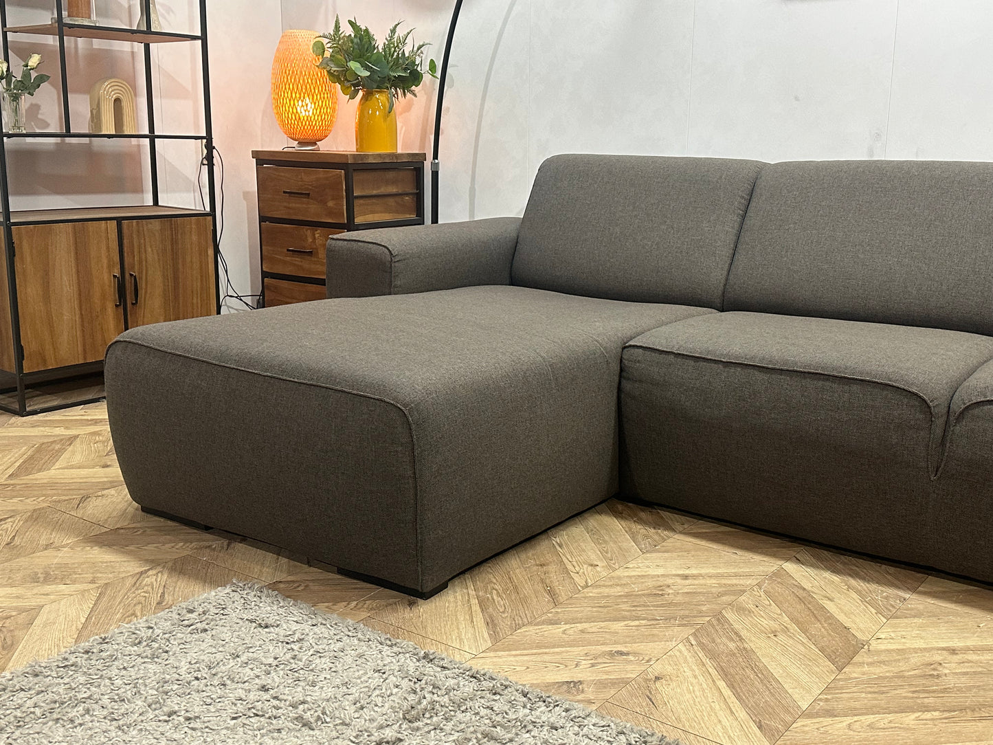 Taupe U Bank ~ Vaste Kussens