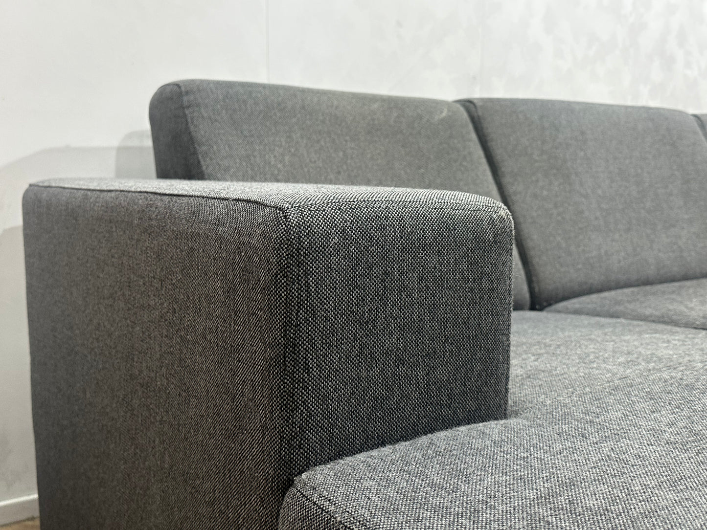 Antraciet U Bank ~ Vaste Kussens