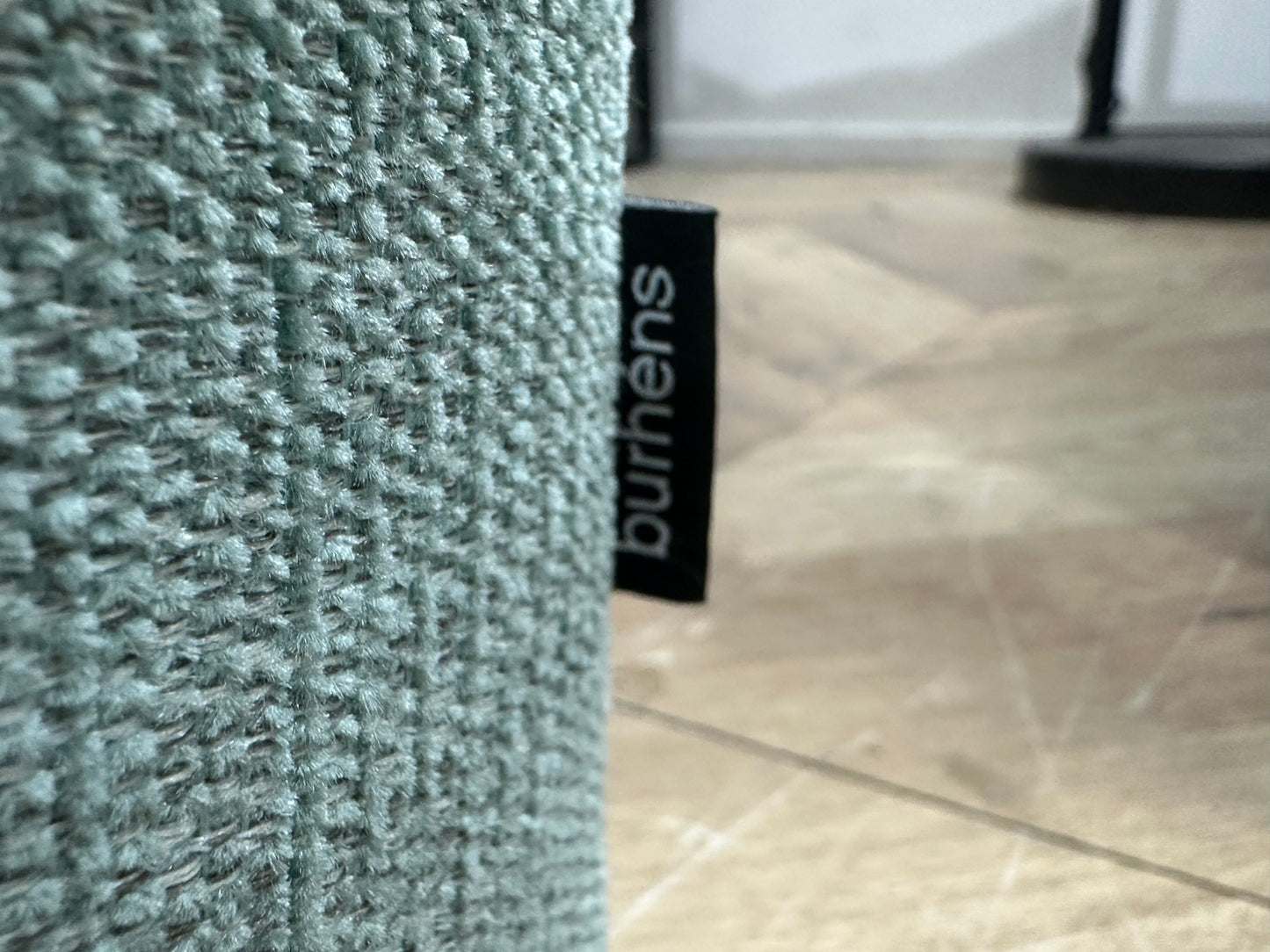 Burhens Licht Blauwe Ruime Hoekbank Inc Fauteuil ~ Losse Kussens Met Afneembare Hoezen