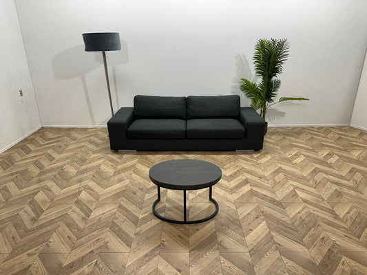 Antraciet 2.5-Zits Bank ~ Losse Kussens Met Afneembare Hoezen