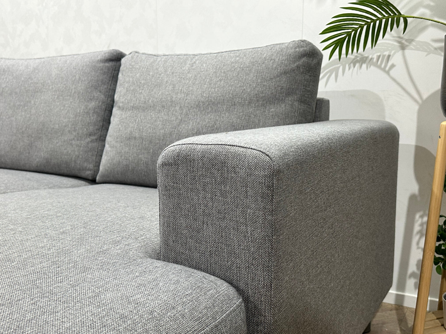 Licht Grijze U Bank ~ Losse Rugkussens Met Afneembare Hoezen