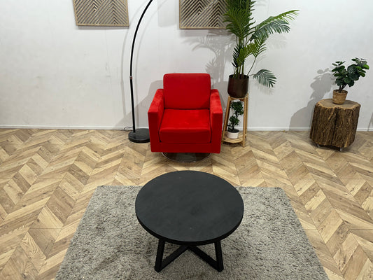 Rode Fauteuil ~ Losse Rugkussen Met Afneembare Hoezen