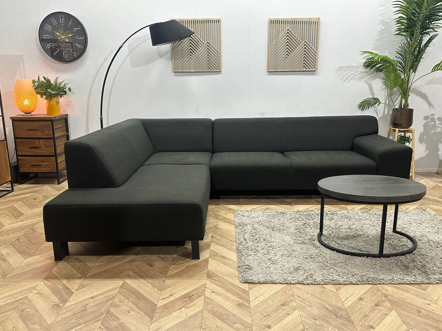 Zwarte Hoekbank ~ Inruilvoordeel