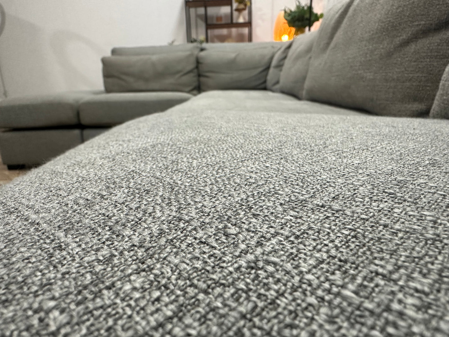 Montèl Grijze Ruime Hoekbank ~ Inruilvoordeel