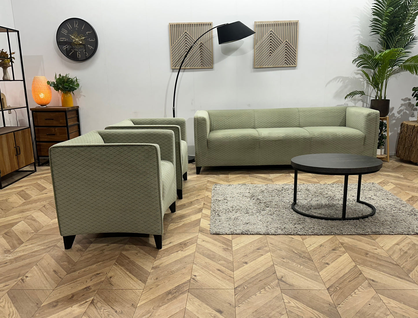 Licht Groene Banken Set ~ Inruilvoordeel