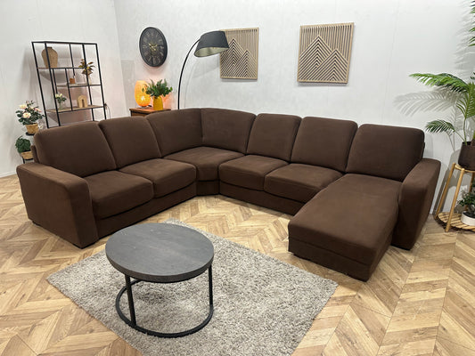 Bruine Stoffen U Bank ~ Vaste Kussens