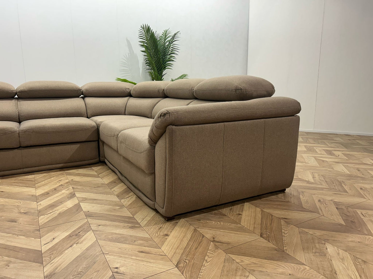 Beige U Bank ~ Slaapfunctie ~ Nieuwstaat