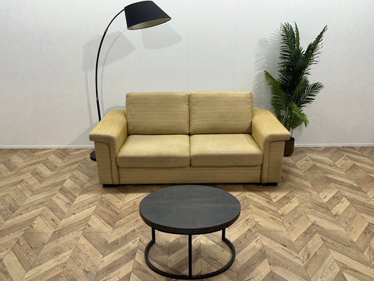 Gele 2.5-Zits Bank ~ Losse Kussens Met Afneembare Hoezen