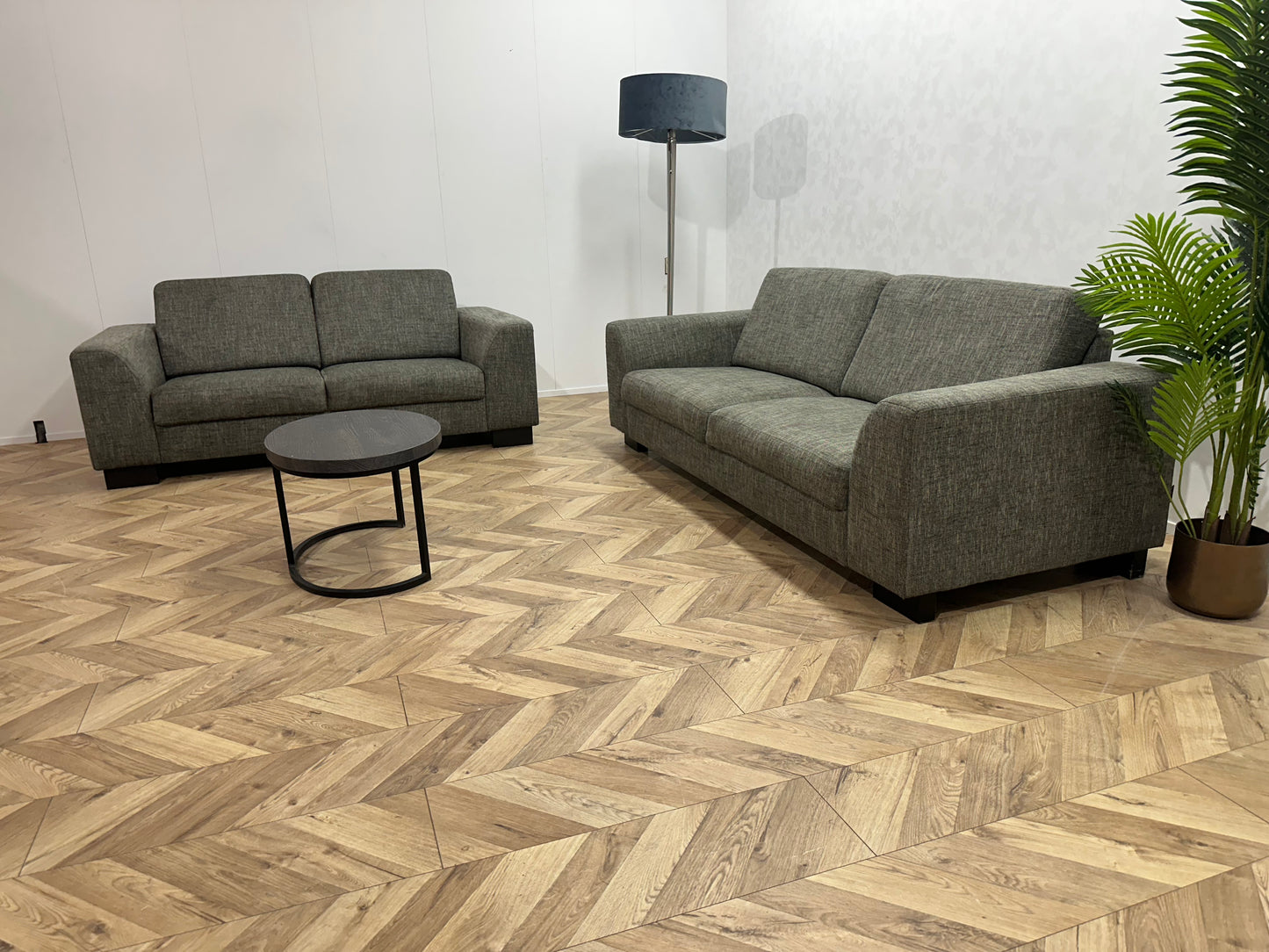 Easy Sofa Antraciet Banken Set ~ Vaste Kussens