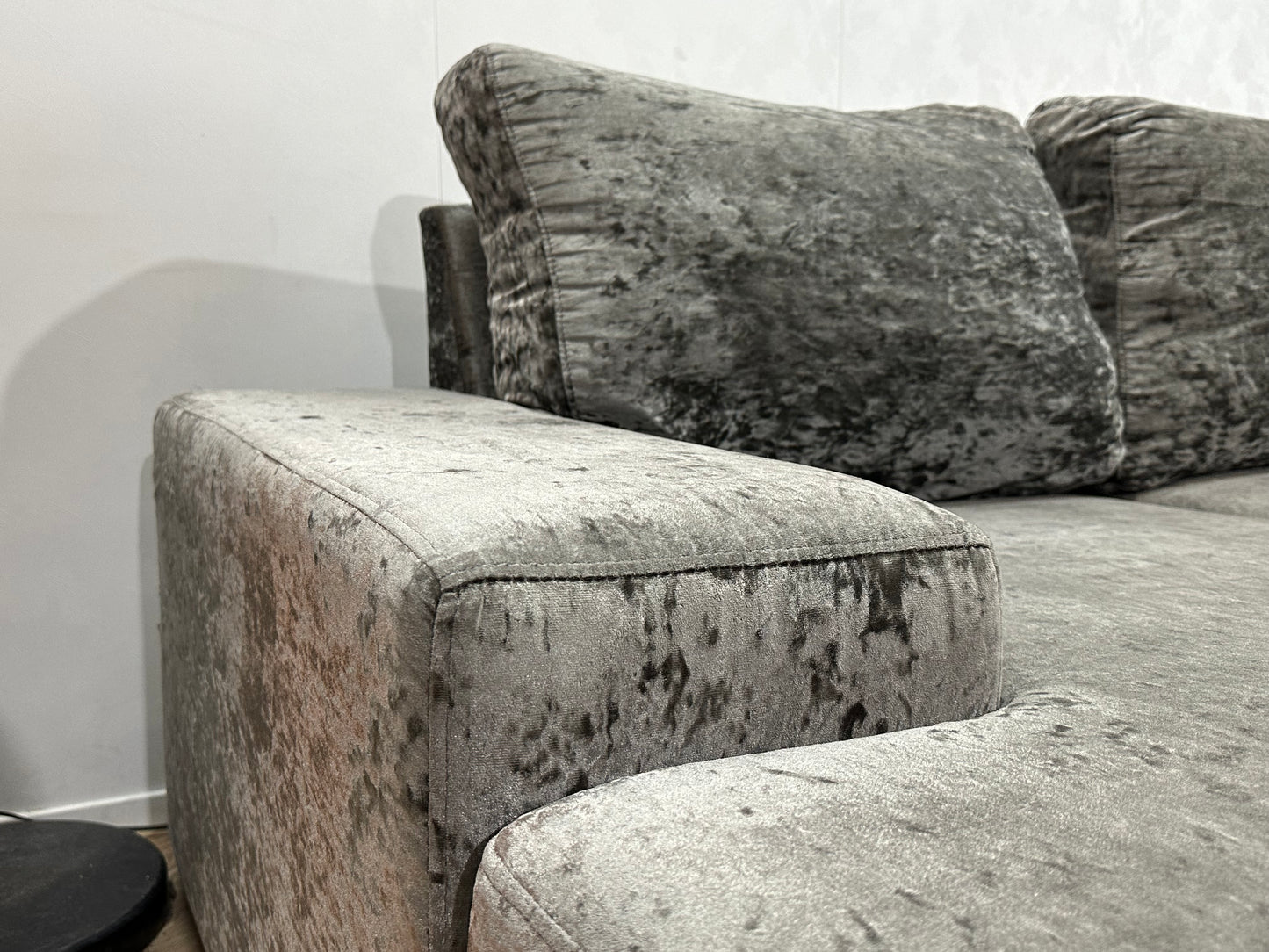 Grijze Velvet U Bank ~ Inruilvoordeel