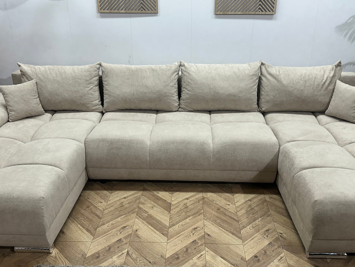 !Showroommodel! Crème Velvet U Bank