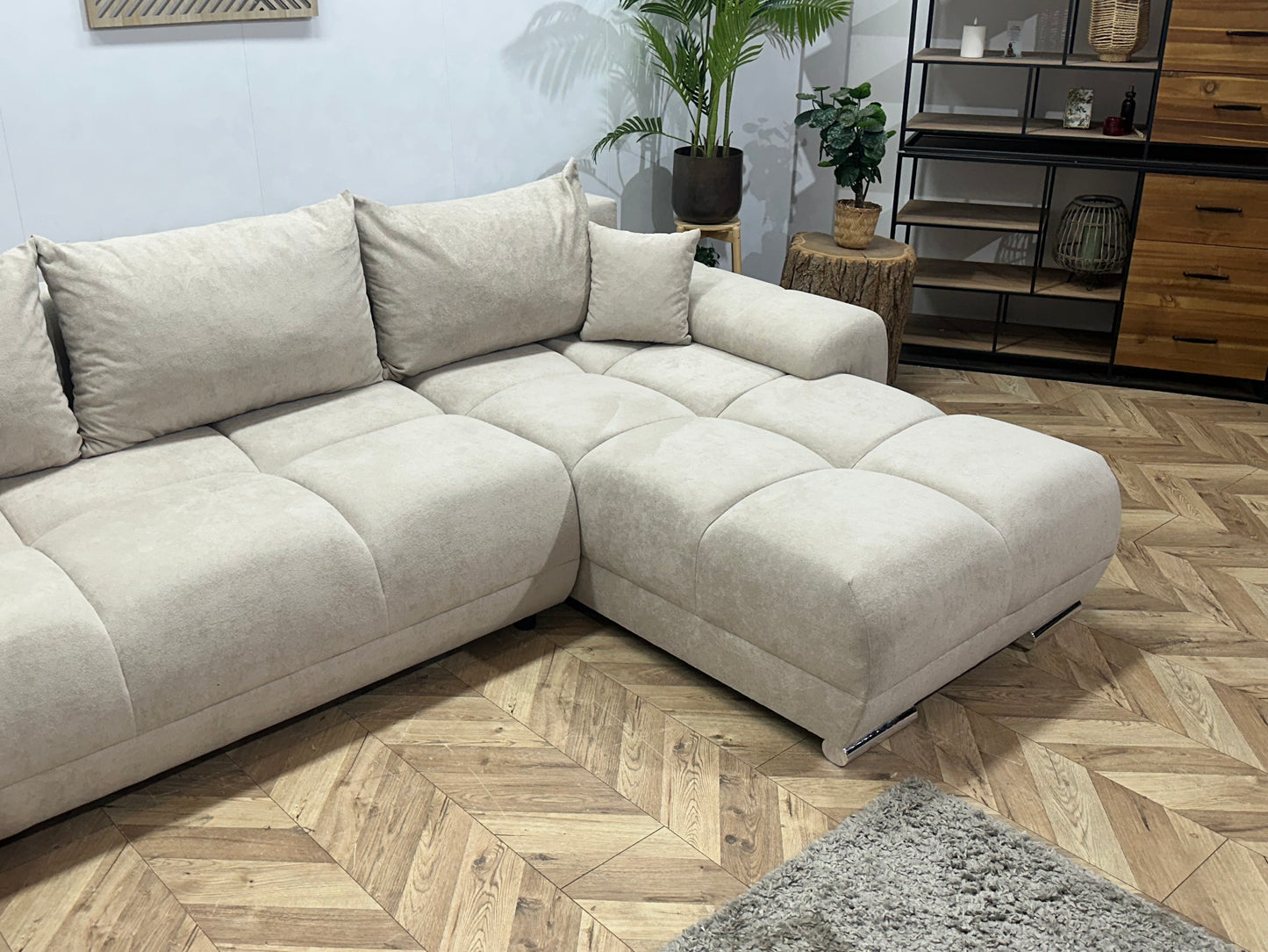 !Showroommodel! Crème Velvet U Bank