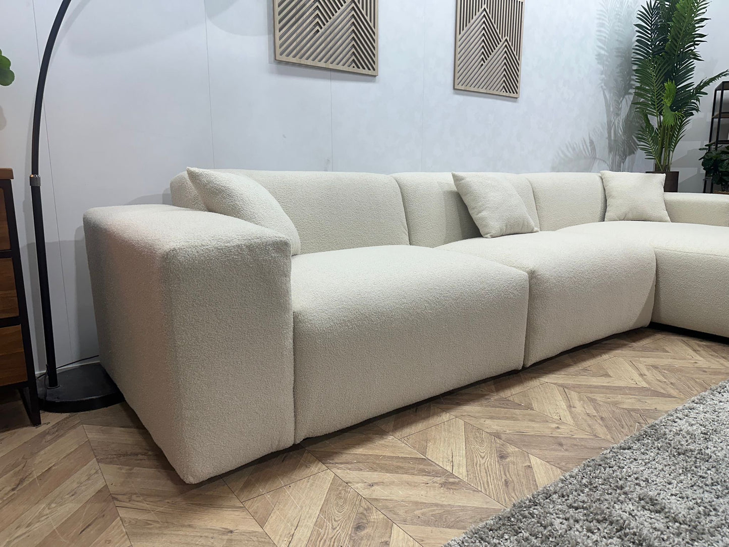 Hoekbank Den Haag XL Bouclé