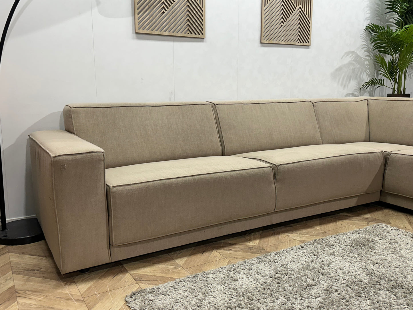 Beige Hoekbank ~ Inruilvoordeel