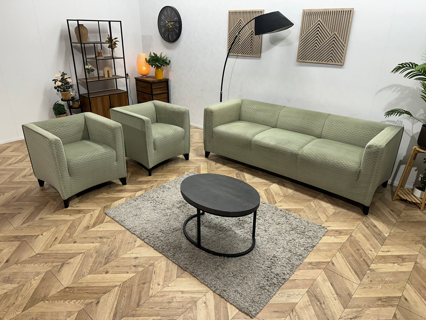 Licht Groene Banken Set ~ Inruilvoordeel